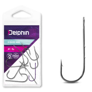 Háčik na čeburašku Delphin B! X-BARB MINI / 8ks