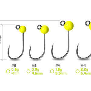 Volfrámový jig Delphin T-AREA BL / 5ks