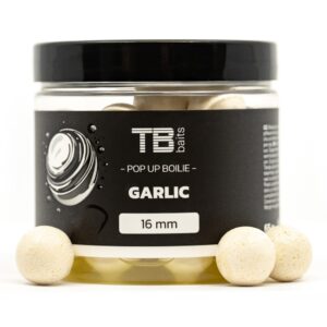 TB Baits Plávajúce Boilie Pop-Up White Garlic + NHDC