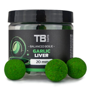 TB Baits Vyvážené Boilie Balanced + Atraktor Garlic Liver
