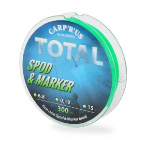 Carp´R´Us Splétaná šňůra Total Spod & Marker Braid Fluo Green 0,19mm, 15lb, 300m