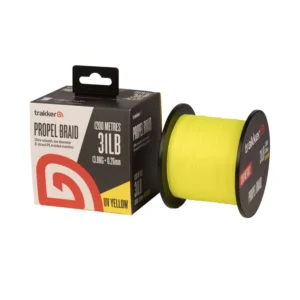 Trakker Kmenová pletená šňůra Propel Braid 31lb, 13.8kg, 0,26mm, 1200m, UV-Yellow