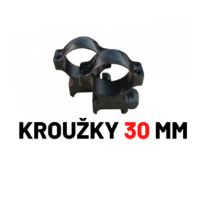 Oceľové montážne krúžky na Weaver 30 mm pre puškohľady Stellar, Alpex, DS35 a Ares