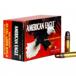 .22LR American Eagle 38gr/2,46g Copper-Plated HP, 40 ks (AE22)