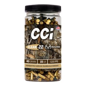 .22LR CCI Clean-22 40gr/2,59g High Velocity Poly-Coated LRN, 400 ks (966CC)