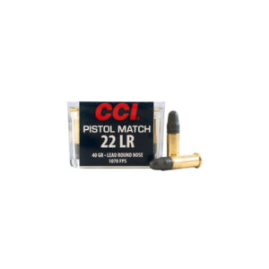 .22LR CCI Pistol Match 40gr/2,59g, 50 ks (0051)
