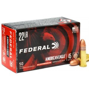 .22LR American Eagle Suppressor 45gr/2,92g CPRN, 50 ks (AE22SUP1)