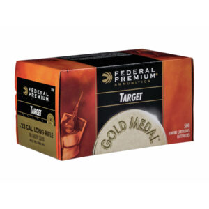.22LR Federal Premium Gold Medal Target 40gr/2,59g Solid, 50 ks (711B)