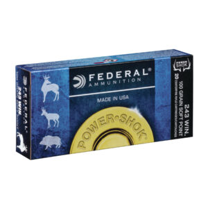 .243Win. Federal Power-Shok 100gr/6,48g SP (243B)