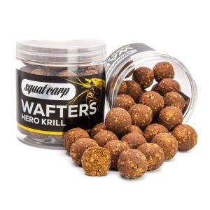 Squat Carp Vyvážené Boilies Wafters Hero Krill