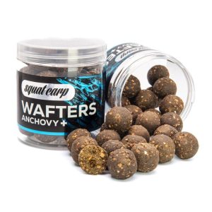 Squat Carp Vyvážené Boilies Wafters Anchovy+