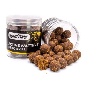 Squat Carp Vyvážené Boilies Active Wafters Hero Krill