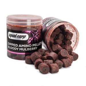 Squat Carp Amino Pelety V Dipu Bloody Mulberry 180 g 15 mm