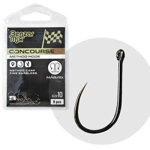 BENZÁR CONCOURSE METHOD CARP FINE BARBLESS HÁČIK