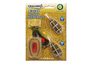 CRALUSSO ECO METHOD KŔMNY KOŠÍK SADA (2 KS+PLNIACA FORMA) 20-30 GR