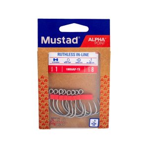 MUSTAD RUTHLESS IN-LINE TITAN STEEL HÁČIK