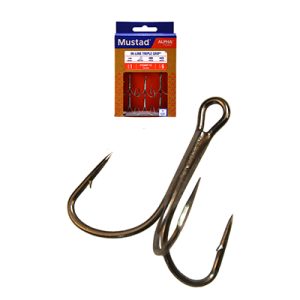 MUSTAD IN-LINE TRIPLE GRIP® TITAN STEEL TROJHÁČIK