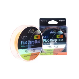 Carp Expert Neo Fluo Carp Duo Fluo Žltá + Fluo Oranžová Monofilná