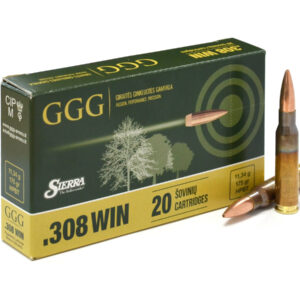GGG .308Win. 175gr/11,34g HPBT Sierra MatchKing (GPX15)