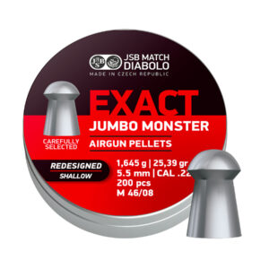 JSB Exact Jumbo Monster Redesigned SHALLOW 5,52mm 200ks