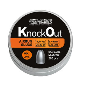 JSB Slug KnockOut .216 MK II 5,49mm 200ks