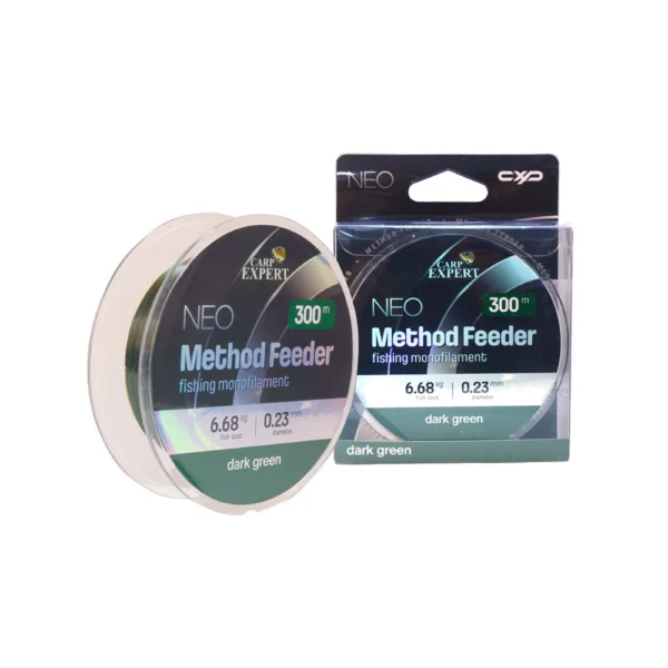 Carp Expert Neo Method Feeder dvojitá tmavozelená monofilná šnúra