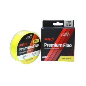 Carp Expert Pro Premium Fluo Žltá Monofilná Šnúra