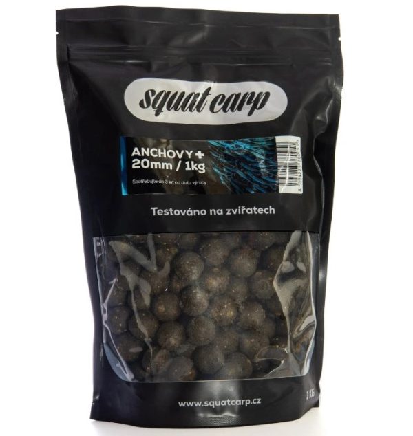 Squat Carp Boilies Anchovy+