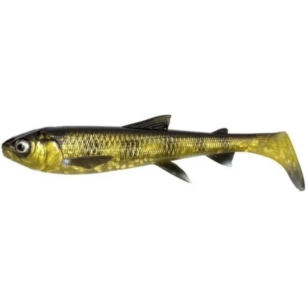Savage Gear Gumová Nástraha 3D Whitefish Shad Black Gold - 12 cm 14 g 3 ks