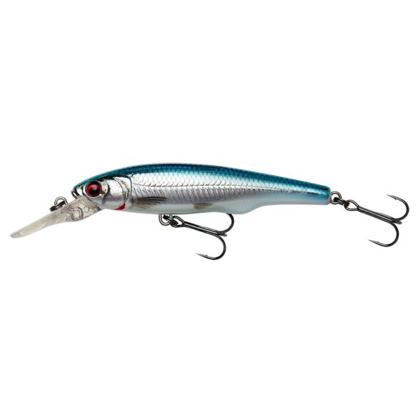 Savage Gear Wobler Gravity Twitch MR Suspending Blue Chrome - 9,5 cm 15 g