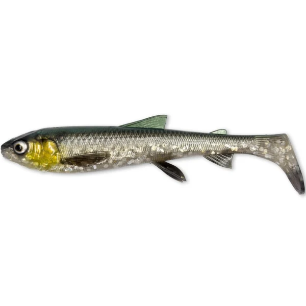 Savage Gear Gumová Nástraha 3D Whitefish Shad Green Silver