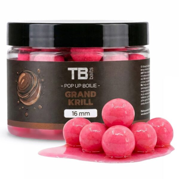 TB Baits Plávajúce Boilie Pop-Up Grand Krill + NHDC
