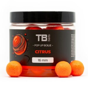 TB Baits Plávajúce Boilie Pop-Up Orange Citrus + NHDC