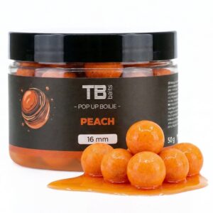 TB Baits Plávajúce Boilie Pop-Up Peach + NHDC